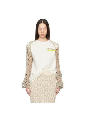 The Elder Statesman Green Dolman Sleeve Cardigan