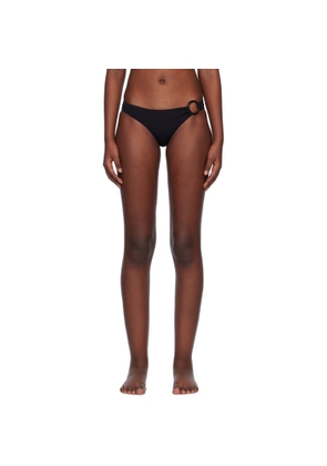 Matteau Black Ring Bikini Bottom