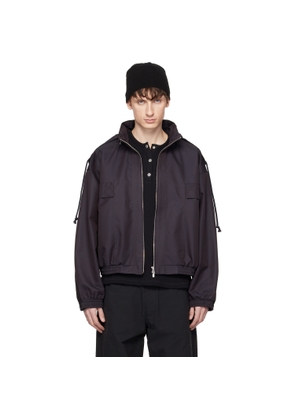 FFFPOSTALSERVICE Purple Reia Hooded Work Jacket