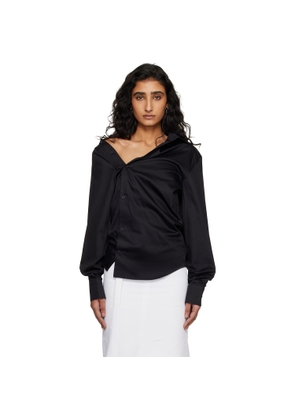 HODAKOVA Black Asymmetric Shirt