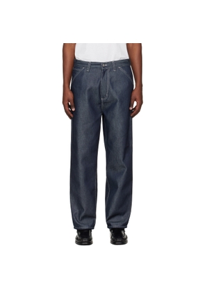 Carhartt Work In Progress Navy OG Single Knee Jeans