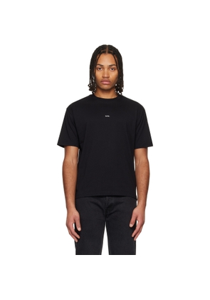 A.P.C. Black Boxy Micro Logo T-shirt