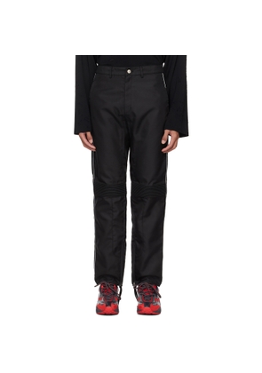 KANGHYUK Black Lock Stitched Trousers