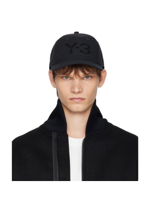 Y-3 Black Classic Logo Cap