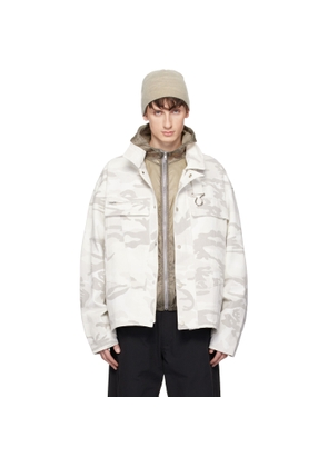 FFFPOSTALSERVICE SSENSE Exclusive Off-White FF Bunker Jacket
