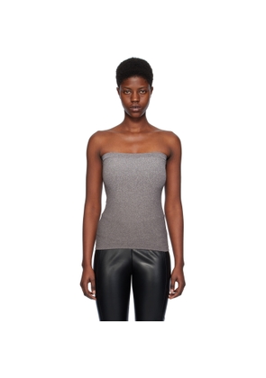 Wolford Silver Fading Shine Tube Top