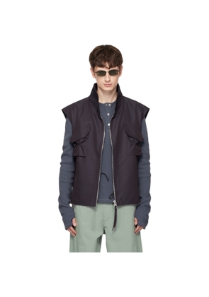 FFFPOSTALSERVICE Purple Darted Kalf Vest