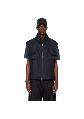 FFFPOSTALSERVICE Black Darted Kalf Vest