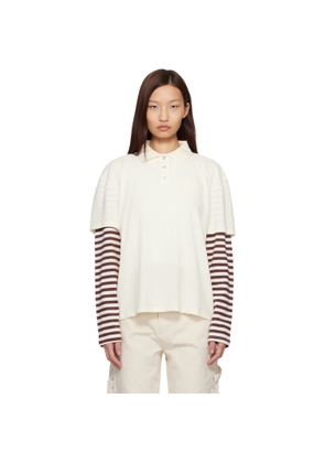 Sandy Liang Off-White Dew Polo