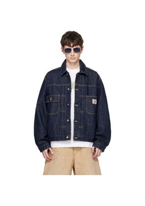 Carhartt Work In Progress Blue Belmar Denim Jacket