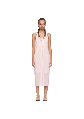 SHANG XIA Pink Layered Midi Dress