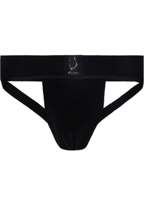 Rick Owens Black Champion Edition Jock Strap