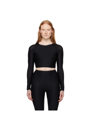 Wolford Black Active Flow Top