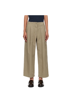 Weekend Max Mara Beige Vista Trousers