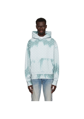 AMIRI Blue MA Quad Bleached Hoodie