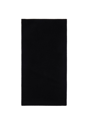 Rick Owens Black Porterville Long Stole Scarf