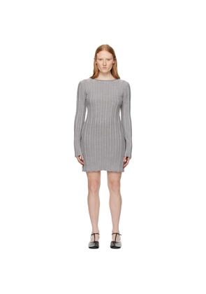 Filippa K Gray Rolled Edge Minidress