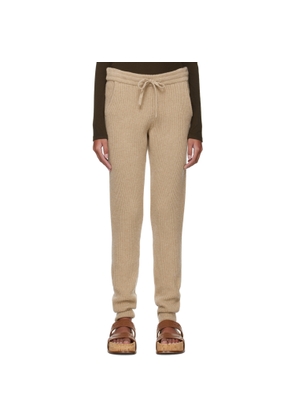 OTTI Beige Rib Lounge Pants