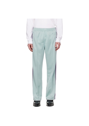 NEEDLES Green Poly Smooth Track Pants