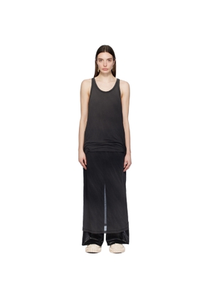 doublet Black Layered Maxi Dress