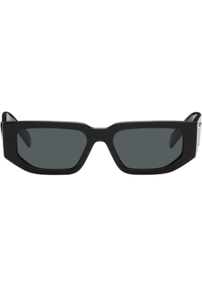Prada Eyewear Black Triangle Logo Sunglasses