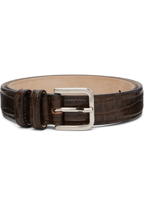 Cordera Brown Classic Crocodile Belt