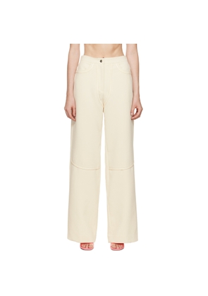 Paris Georgia SSENSE Exclusive Off-White Rodeo Trousers