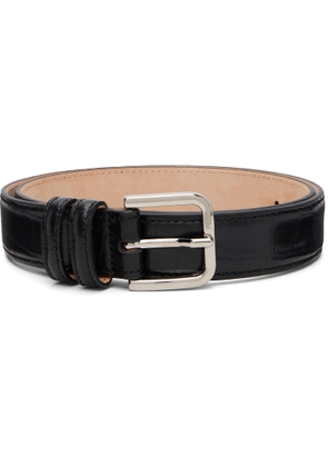 Cordera Black Classic Crocodile Belt