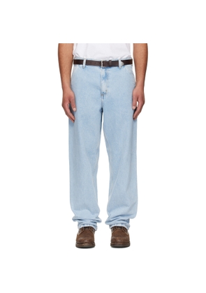 Carhartt Work In Progress Blue Single Knee Jeans