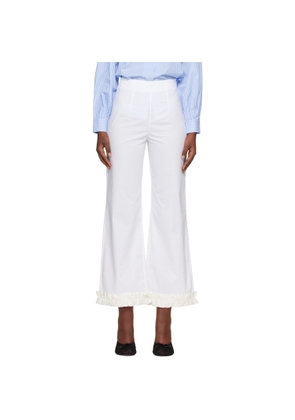 Hai White Leo Trousers