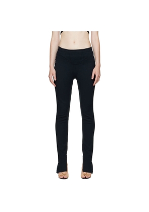 Dion Lee Black Double Arch Corset Trousers