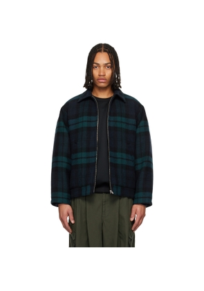 WTAPS Green & Blue Wrecker Jacket