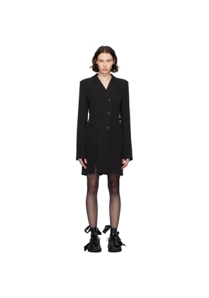 Ottolinger Black Pinstripe Minidress