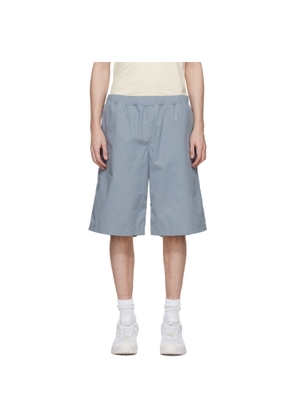 Rier Blue Bermuda Cotton Shorts