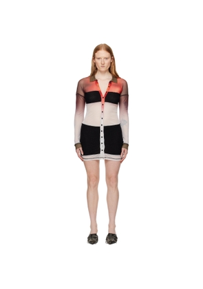 Ottolinger Multicolor Semi-Sheer Minidress