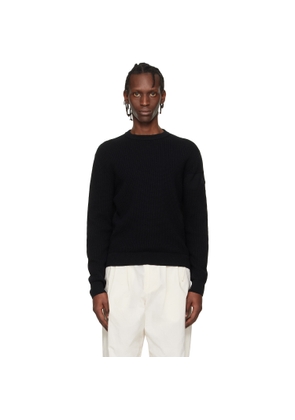 Moncler Black Matt Crewneck Sweater