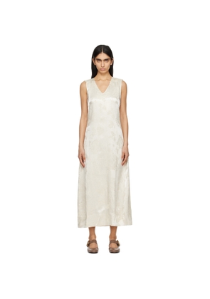 Holzweiler Off-White Luka Jacquard Maxi Dress
