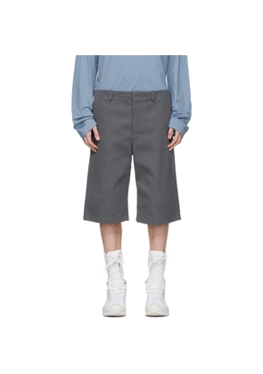 Rier Gray Antique Gabardine Shorts
