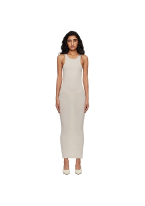 Entire Studios Off-White Muscle Tank Midi Dress