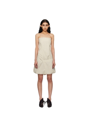 Ottolinger Off-White Deconstructed Minidress