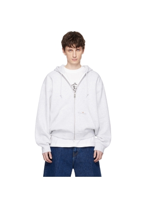 Carhartt Work In Progress Gray WIP Label Sweat Hoodie