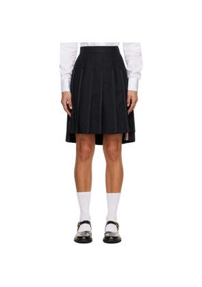 Thom Browne Black Super 120s Twill Pleated Midi Skirt