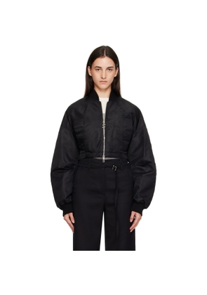 Sportmax Black Avenue Bomber Jacket