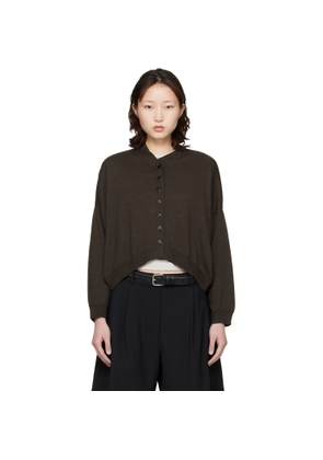 Cordera Brown Cotton & Cashmere Cardigan