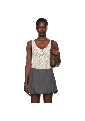 Baserange Off-White Crescent Bodysuit