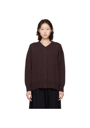 Cordera Burgundy Merino Wool Cardigan