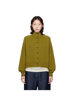 Cordera Green Merino Wool Perkins Cardigan