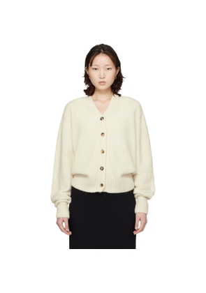 Cordera Off-White Baby Alpaca Cardigan