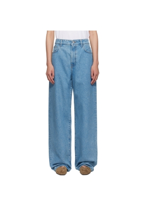 Róhe Blue Signature Baggy Fit Jeans