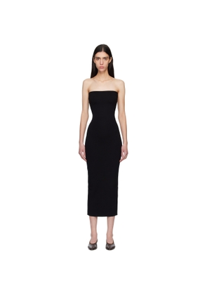LESET Black Rio Bandeau Midi Dress